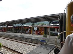 十分駅は、平渓線で唯一の行き違いができる駅。
昔ながらのタブレット閉塞。