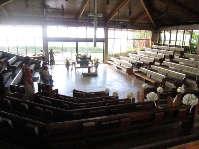 チャペル。<br />シンプルで厳かな雰囲気。