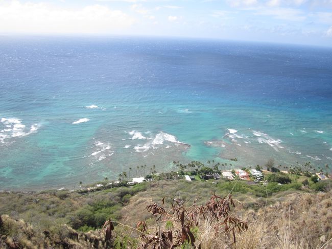 青い海も目に焼き付けとく。
