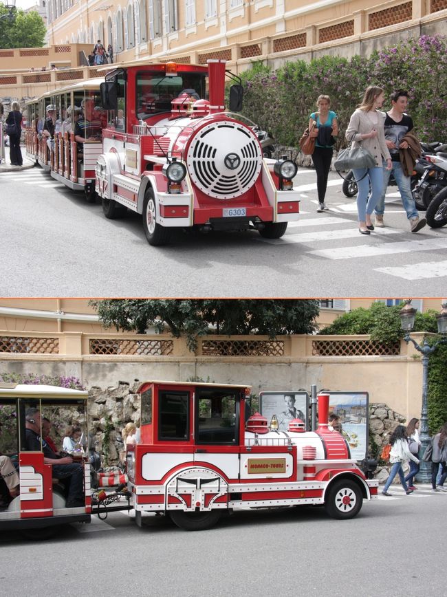 観光地ではよく見かけるミニ・トレイン（ミニ・トラン）Mini Train<br /><br />一周が30ー40分で8ユーロ、12の言語対応のオーディオガイド。<br />ホテルのロビーには7ユーロの割引クーポン券が置いてありました。<br /><br /><br />