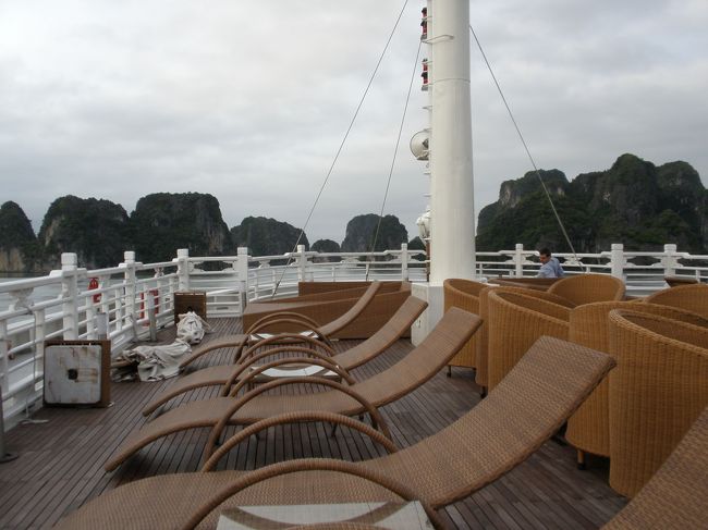 最上階にあるデッキからの眺めは最高です。