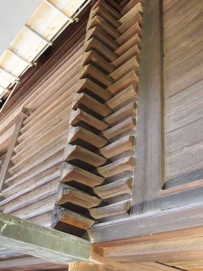 校倉造り<br />教科書と一緒(笑)