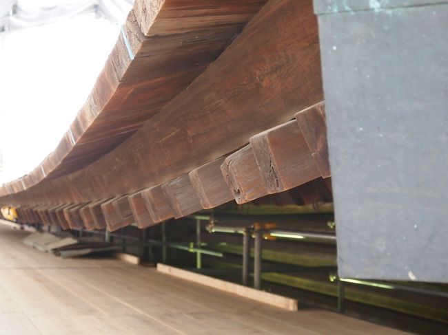 この距離で正倉院の屋根が見れるなんて、きっと二度と無い。