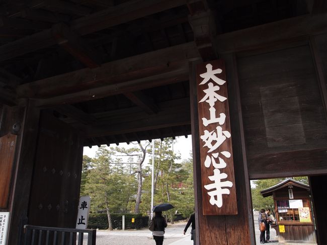 妙心寺を出て、北野天満宮に行くつもりが、若干時間がタイトなことに気付く。