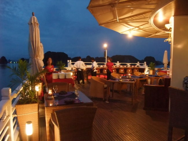 アウコー号もライトアップされてとってもきれい。