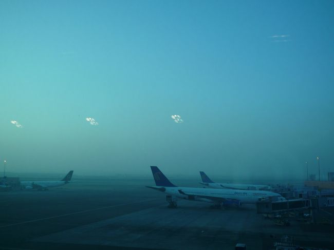 早朝、カイロの空港から王家の谷などで有名なルクソールへ