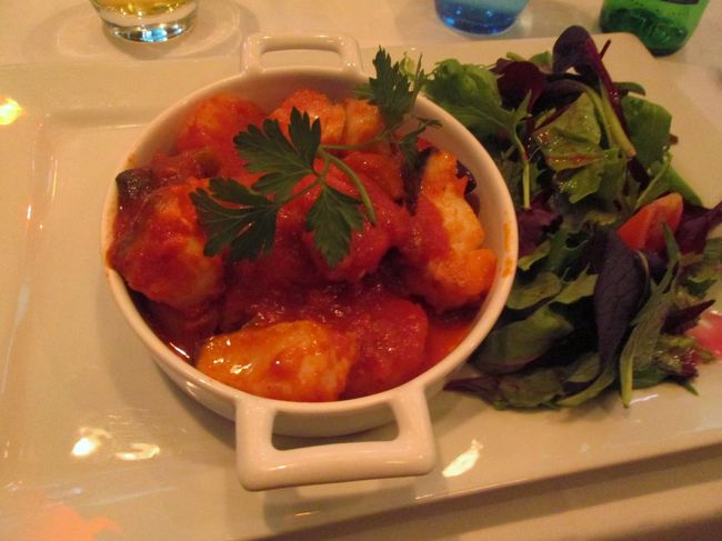 白身魚のトマト煮込み