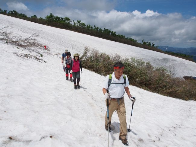 帰路はまるで雪山でした。