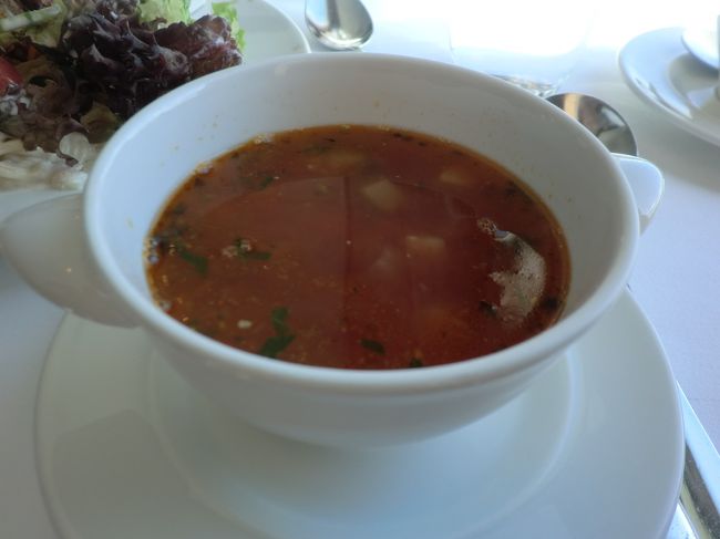 具沢山のトマトスープ