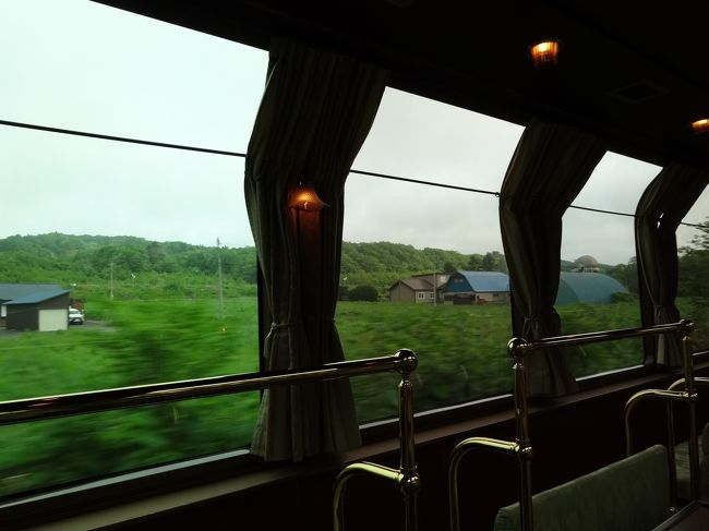 青函トンネルを潜り抜け列車はいつの間にか北海道に