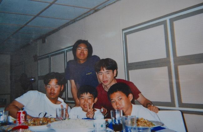 林野庁に勤める方の息子さんと共に。