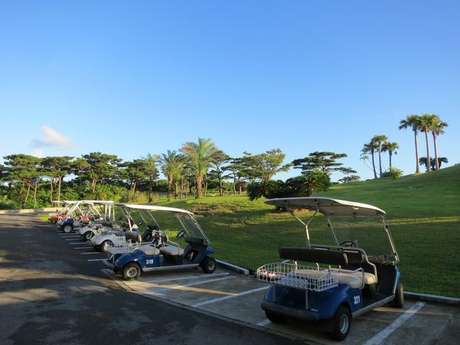 ｵﾊﾖｳｺﾞｻﾞｲﾏｽ…<br />せっかくの夏休みでゆっくりすればいいのに朝早く起きてしまうのは悲しい性なのか、気分が高揚しているためなのかは定かではない。でもせっかく早く起きて、妻も子どもも眠っている現状から取る行動は散策でしょ！レンタルカートに乗って巡りますよ〜