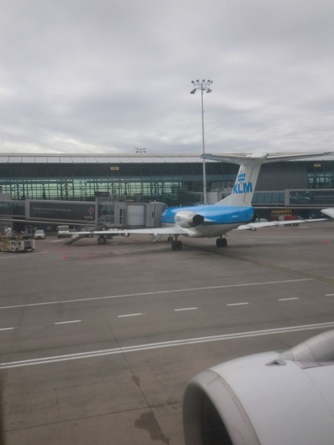 出発まで２時間あるとはいえチェックイン後、添乗員３人の打ち合わせ中ずっとカウンター横で立ったまま待たされた上にブリュッセルの空港にはポーターがおらず、基本的には各自がカートを押して移動しなければならないため、長いエスカレーターで年配の婦人が転倒し将棋倒しになって怪我人続出、大混乱になっても気づかず、クルーズ中のマニュアルにはないハプニングの対応のまずさに非難轟々。有終の美を飾れなかったのが残念。