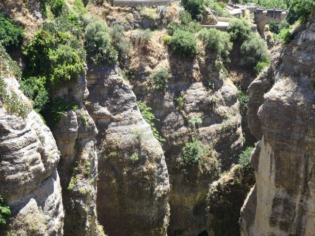 岩をズーム！<br /><br />緑いっぱいの山も好きですが、このゴツゴツした岩山も大好きなのです。