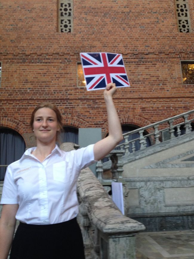 ガイドツアーのスタート。お姉さんの英語はゆっくりハッキリ話してくれたのでとても分かりやすかったです。