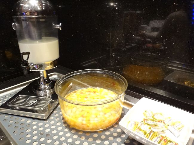 フルーツポンチ、牛乳