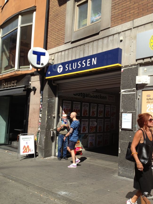 通りをちょっと冷やかして、また地下鉄で戻ります。