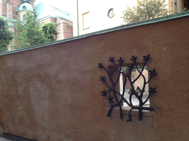 壁の飾りがかわいい。