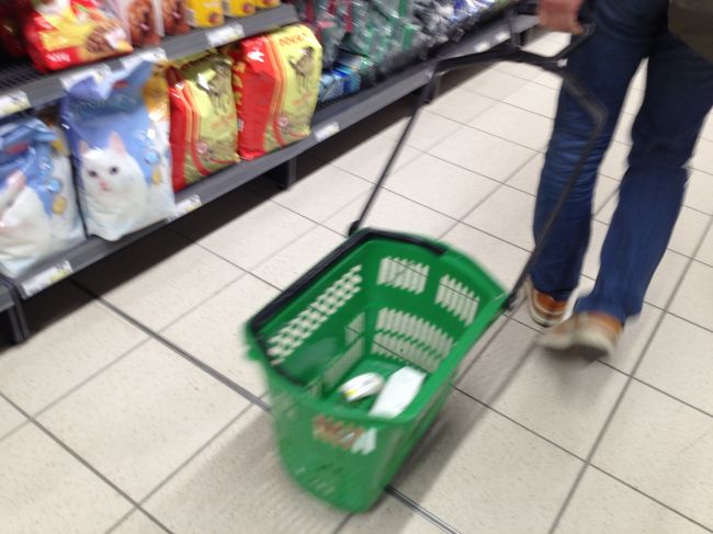 カゴを直接ズルズルひくのがユニーク。