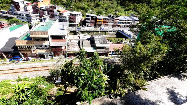 高台から見た平渓の街