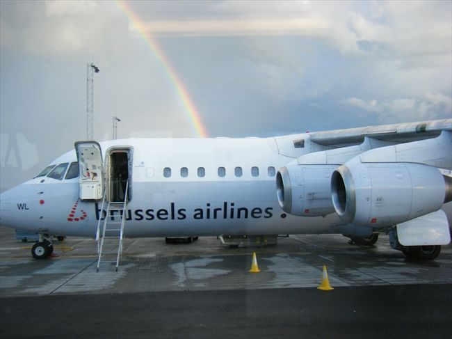 タラップから乗る、