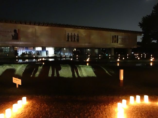 人の影が、博物館にうつって、おもしろい！！！<br /><br />大目付師匠が撮られてたので、横でマネして撮りました(^_^)v