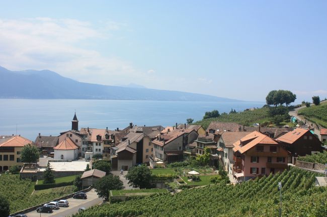 シェーブルの町から歩き始め、リヴァーズ村まで下りた。約2Ｋｍ程度の距離。写真に写った村はリヴァーズ村と思う。