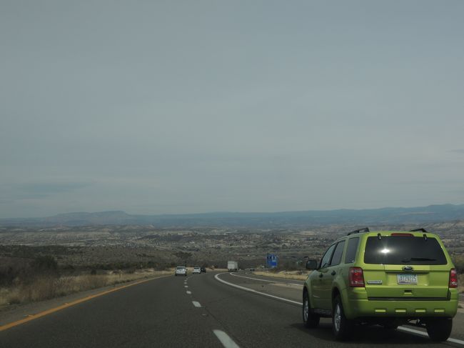 there is nothing but this straight road.