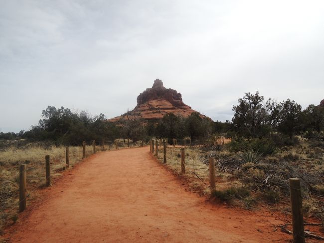 hiking to the Bell Rock