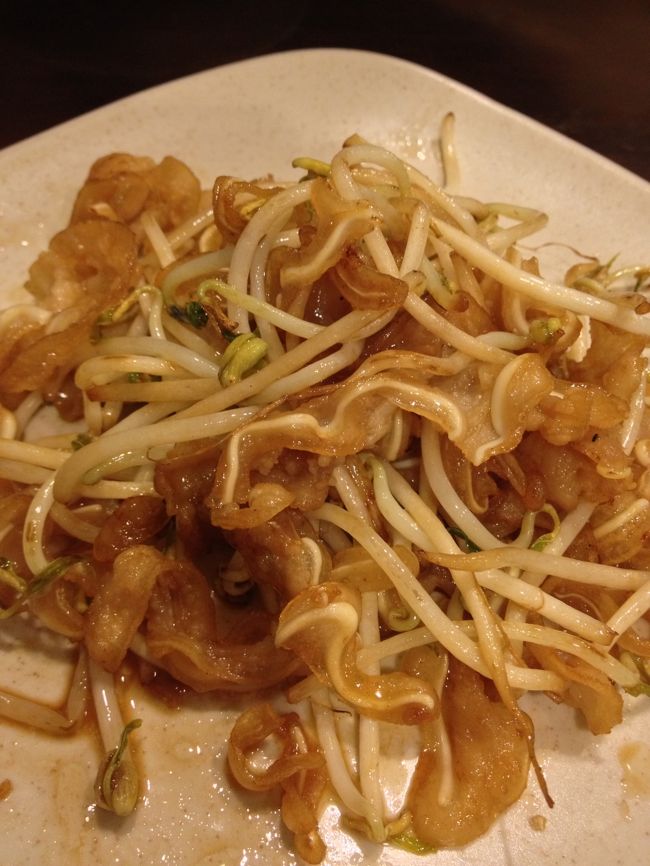 ミミガーのもやし炒め