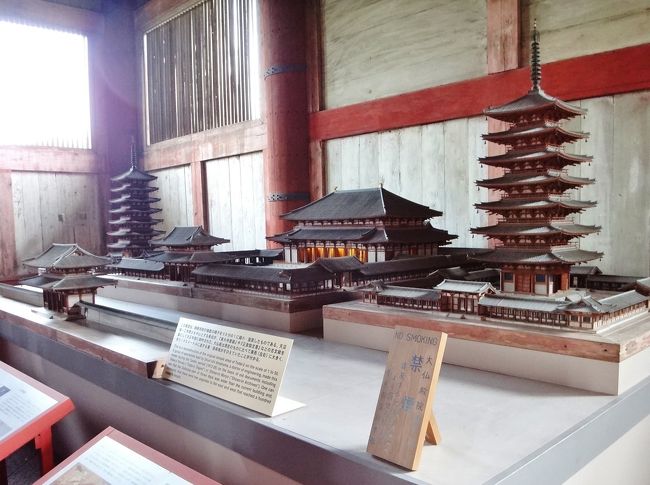 かつての金堂（50分の1模型）