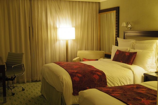 まずは今回のホテル<br /><br />マリオットへ<br /><br />