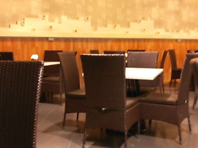 ハノイの空港に無事到着し現地のガイドさんと合流しましたが・・・運転手さんが、ちよっと遅れるとのことで、空港内の喫茶店で少しお待ちくださいとのことで・・・ちよっとお茶することに!<br />