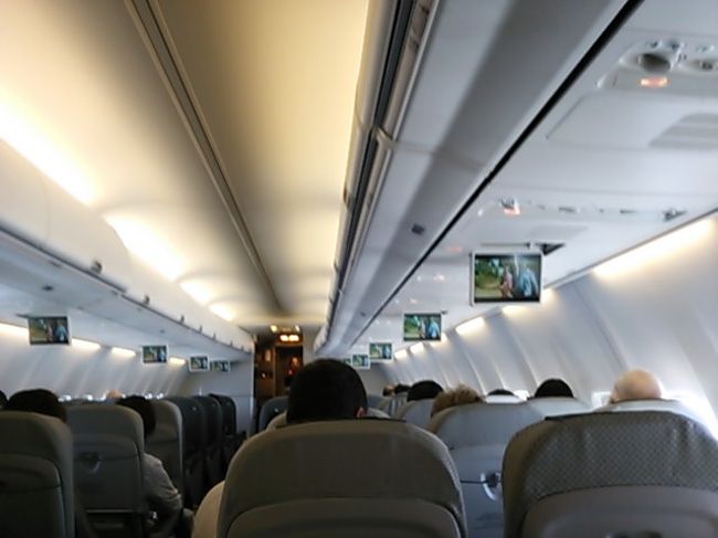 出発は千歳空港から成田空港へ<br />この便に乗ている方は圧倒的に外国の方が多かったです〜