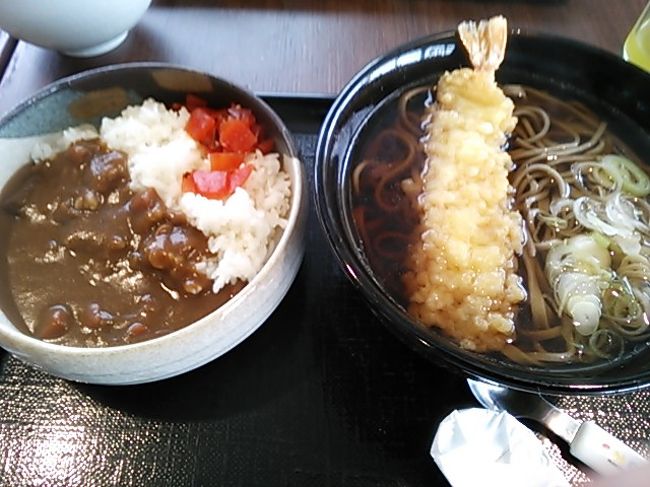 子供達はお蕎麦とカレーのセットに!