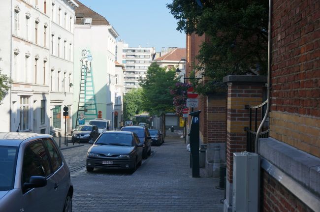 壁画。<br />歩いていて発見。いろんなところに作品がありました。