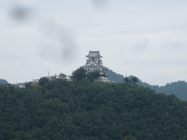 駐車場からふと見ると天守閣のような建物<br /><br />お城かなぁ…？
