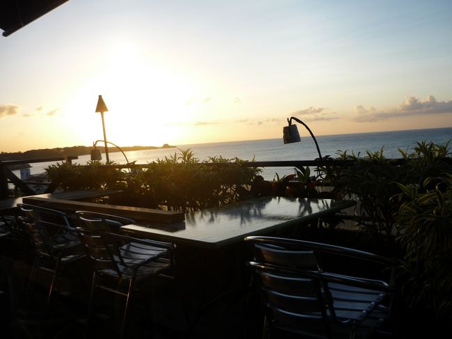 4日目に行ったカサ・ラ・ティーダから見た夕日です。<br />行きはレンタカーで行き、帰りは代行でホテルまで帰りました。<br />代行代は、2,000円チョットだったと思います。