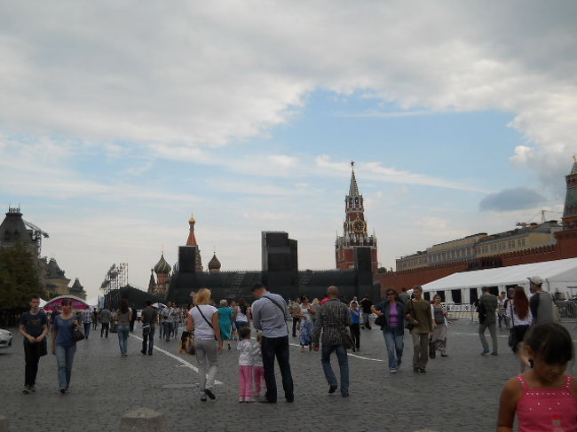 来た！<br /><br />赤の広場。<br /><br />なにやらイベントがある様子。