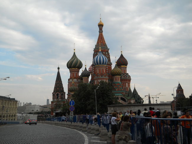 玉ねぎ坊主がかわいい、ワーシリー寺院。