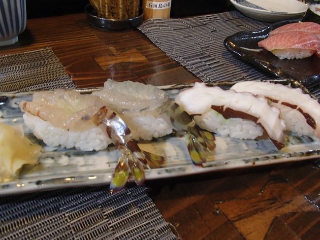 クルマエビの寿司！！<br />おいしいいいいいいい。