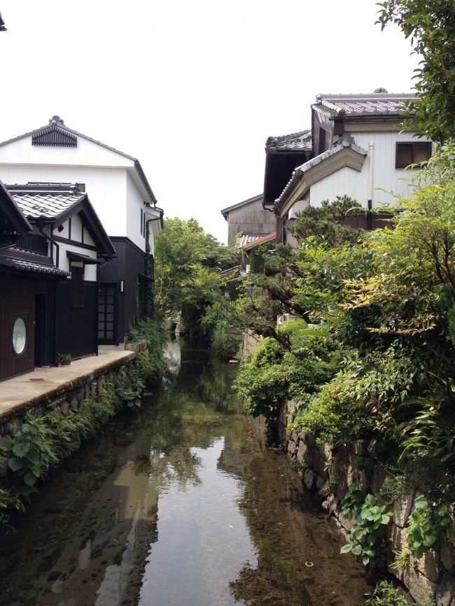 水路と古い町並みがいい感じ。