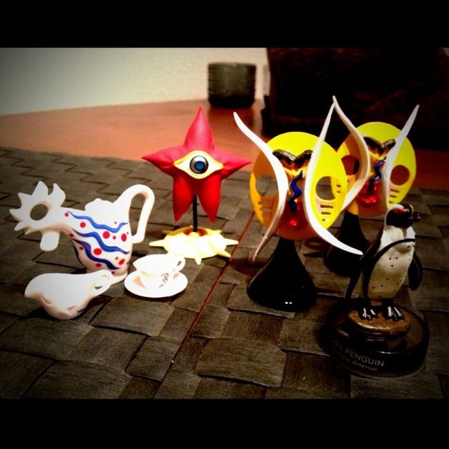 ☆オマケ☆<br />海洋堂ミュージアムでゲットしたフィギュアたち。<br />同じのが２個あるのは気にしない(笑)