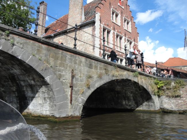 橋が多いので、くぐるのが楽しい