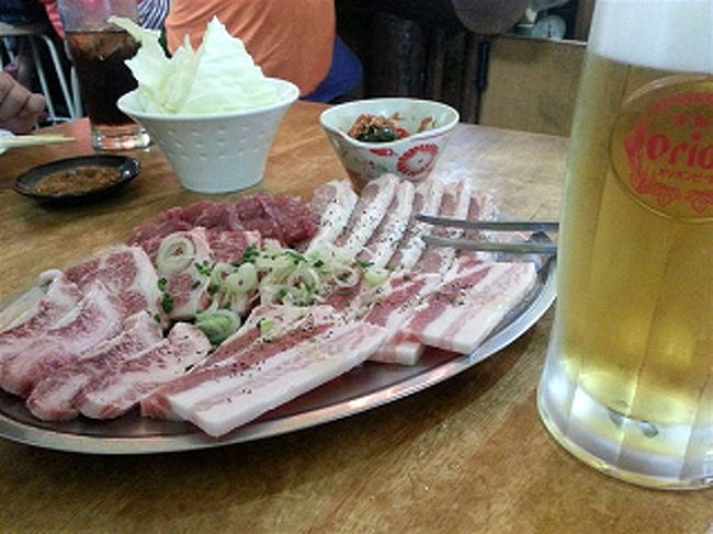 お肉の5種盛り。