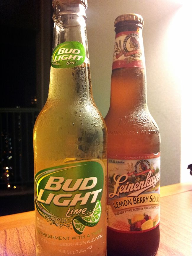 ビールも忘れません。<br /><br />ローカルビールがいろいろありますが、僕はバドライトあたりが<br />口に合うようです。