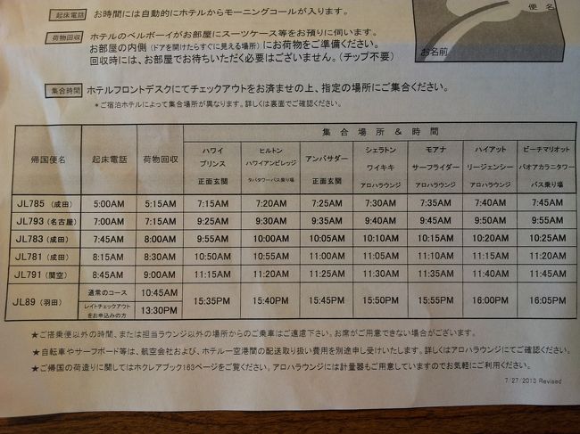 いよいよ明日帰国です。<br />
