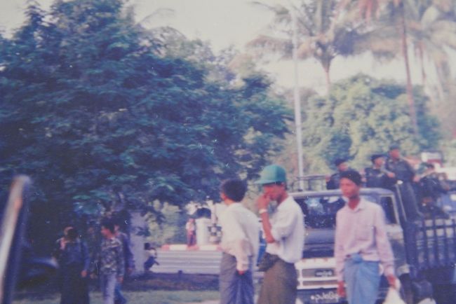 軍事政権のミャンマー。