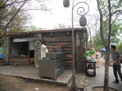 
ダマネコー展望台なるものがあるというので、
早速そこへ向かう。
車で山を少し登ってパーキングに停めて貰う。


そこからはゆるやかな坂を上っていく。

すると、ケバブ屋さんを発見。ビーフケバブがあるという。

インドに居る間はビーフにあまりありつけないので、
とても嬉しかった。

そして最高に美味しい。