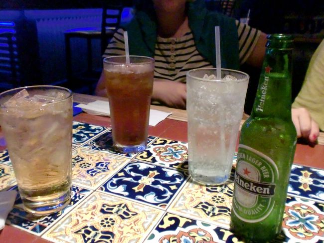 Chili's<br /><br />Apple juice  $3.79<br />Flavor  tea  $3.49<br />7-up  $2.89<br />Heineken  $4.99